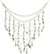 Hanging Eucalyptus Boho Wall Décor – Large 36" x 36" Bedroom Wall Hanging with Wooden Bead Garland and Artificial Greenery, Natural Simple Color Wood-Chip Style